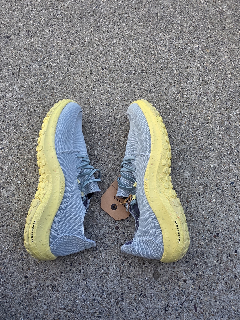 Halo Eco Lite Men’s Casual Sneakers - Light Blue with Yellow Sole Men Size 10 - Picture 11 of 14